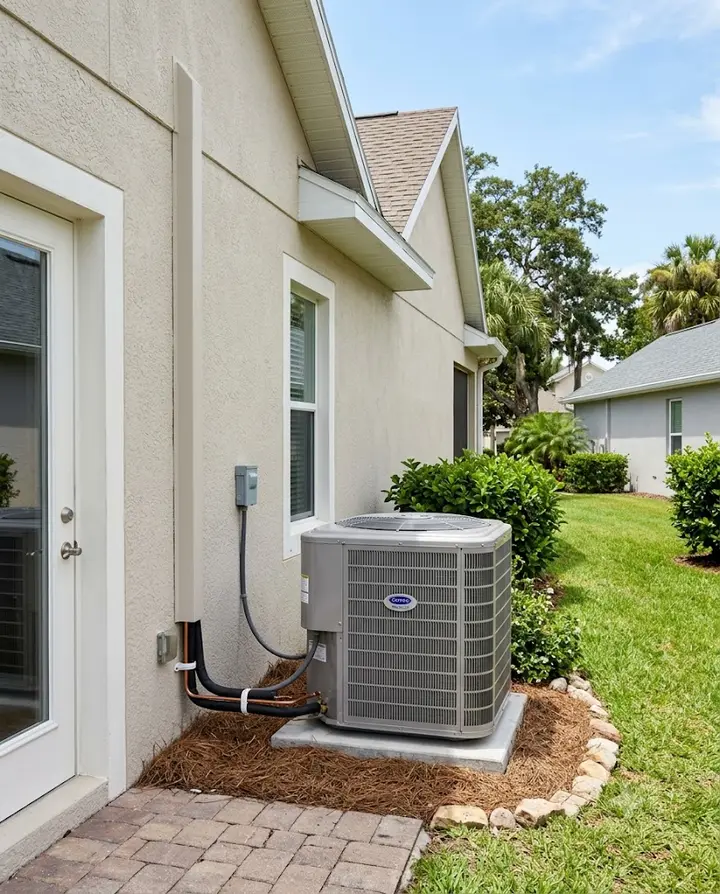 AC unit installation